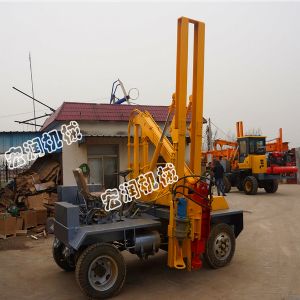 小四輪護(hù)欄壓樁機